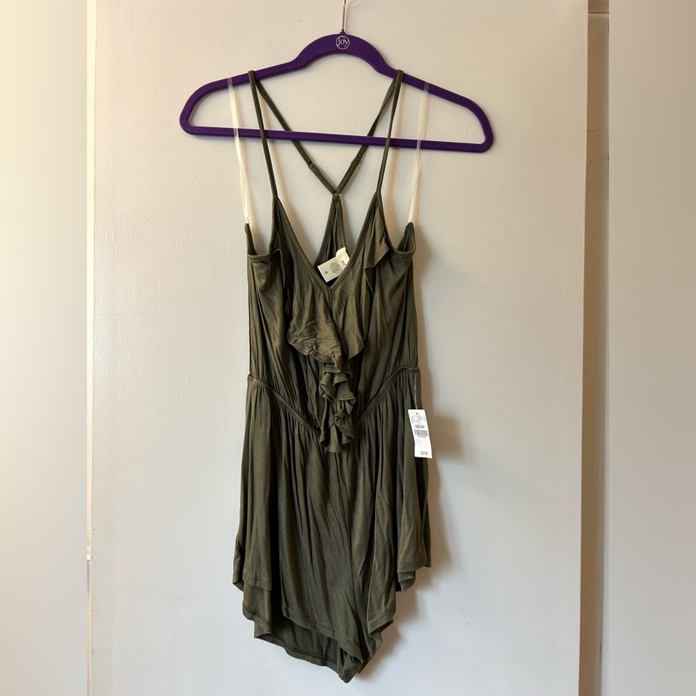 Green Romper by Wet Seal